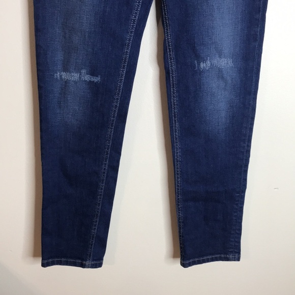 Boden ladies dark denim skinny ankle jeans size 6 L - Picture 3 of 13
